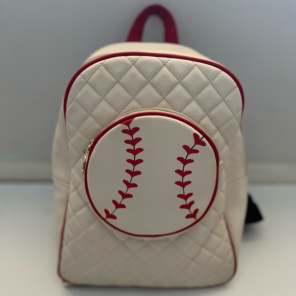 Betsey Johnson Bags Betsey Johnson Baseball Backpack Back To School
